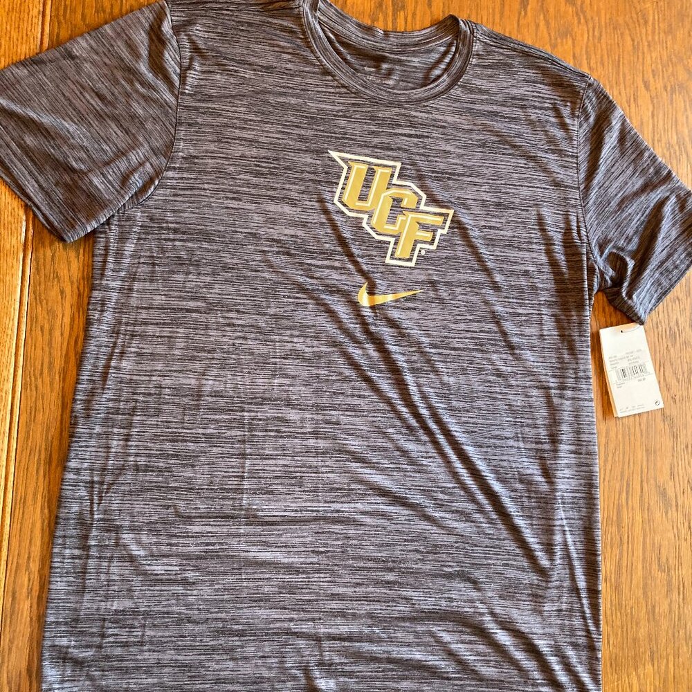 New Nike UCF Dri-Fit Short-Sleeved T-Shirt - Gray